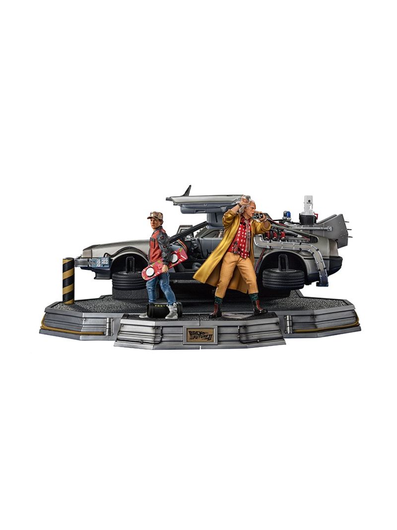 Statue Delorean Full Set Deluxe - Back To The Future II - Art Scale 1/10 -  Iron Studios - Iron Studios Official Store - Action figures, Collectibles