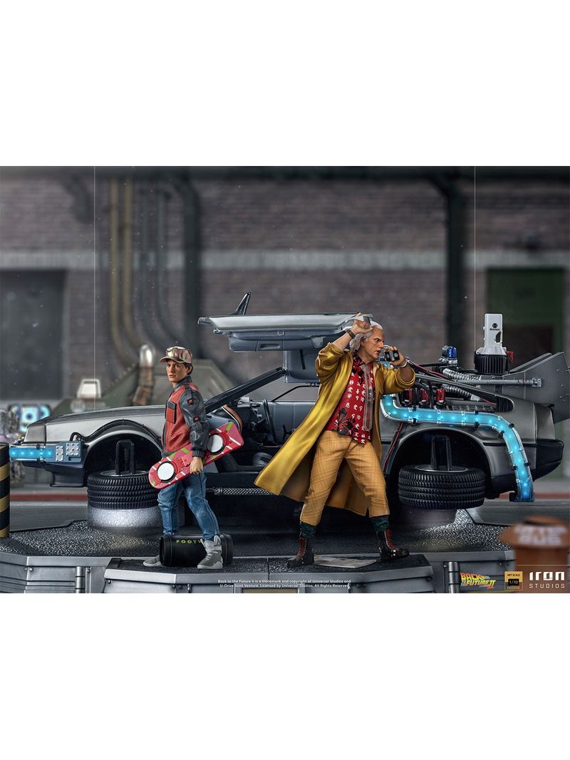 Retour vers le Futur III (Back to the Future III) Statue 1/10 Art Scale  Full Set Deluxe 57cm