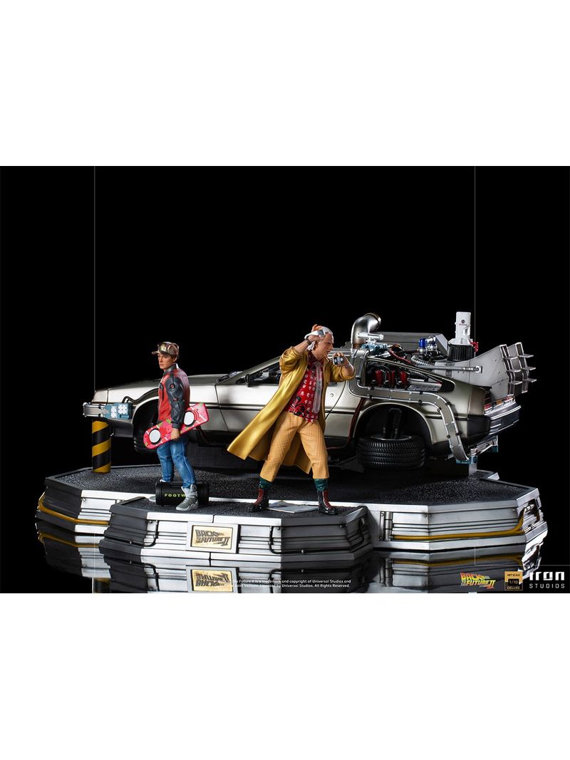 Voucher Pré Venda - Estátua DeLorean Full Set Deluxe- Back to the Future -  Art Scale 1/10 - Iron Studios - Iron Studios Online Store