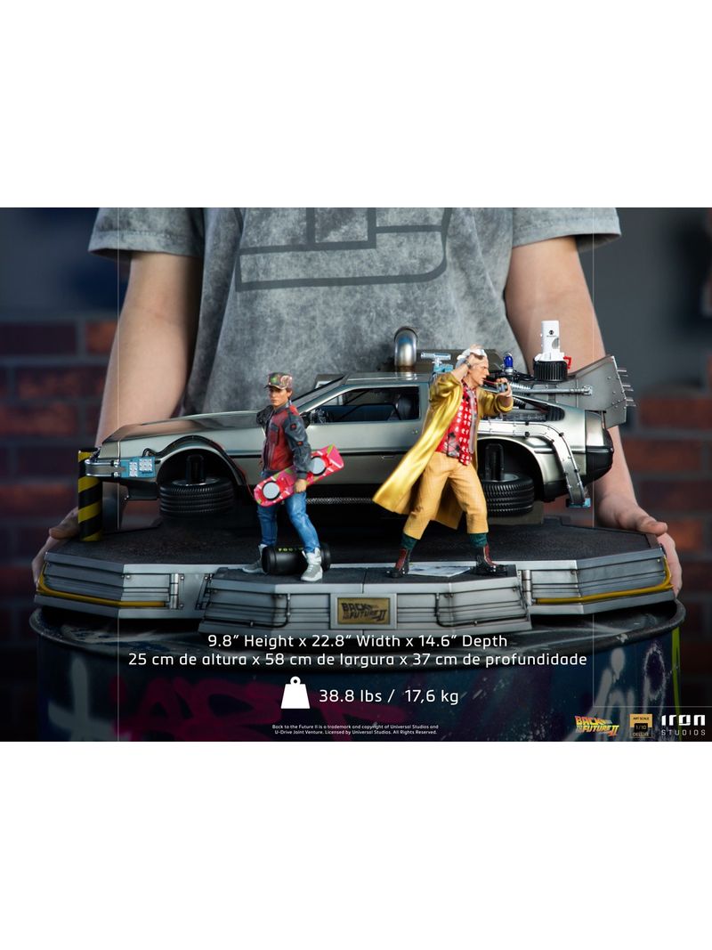 Retour vers le futur II figurine Mini Co. Marty Mcfly Iron Studios - France  Figurines