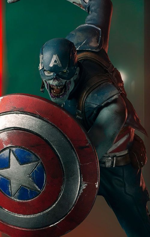 Statue Captain America Zombie - What If...? - Art Scale 1/10 - Iron Studios