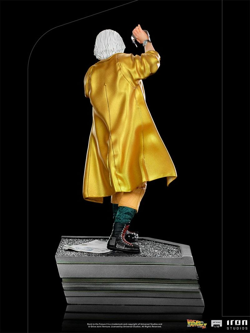 RETOUR VERS LE FUTUR - Doc Brown - Statuette 30cm : :  Figurine Hot Toys Retour vers le futur