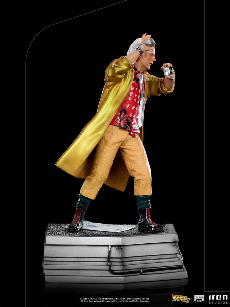 RETOUR VERS LE FUTUR - Doc Brown - Statuette 30cm : :  Figurine Hot Toys Retour vers le futur