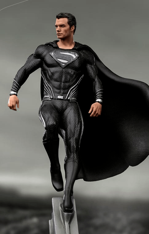 Statue Superman Black Suit - Justice League - Art Scale 1/10 - Iron Studios