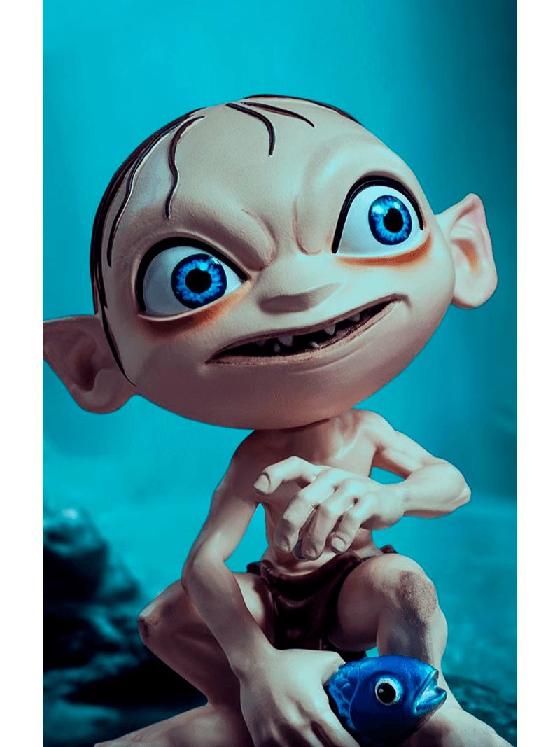 MiniCo Lord of the Rings - LOTR - GOLLUM IRON STUDIOS - OCFCOLLECTORS De  Colecionador para Colecionador