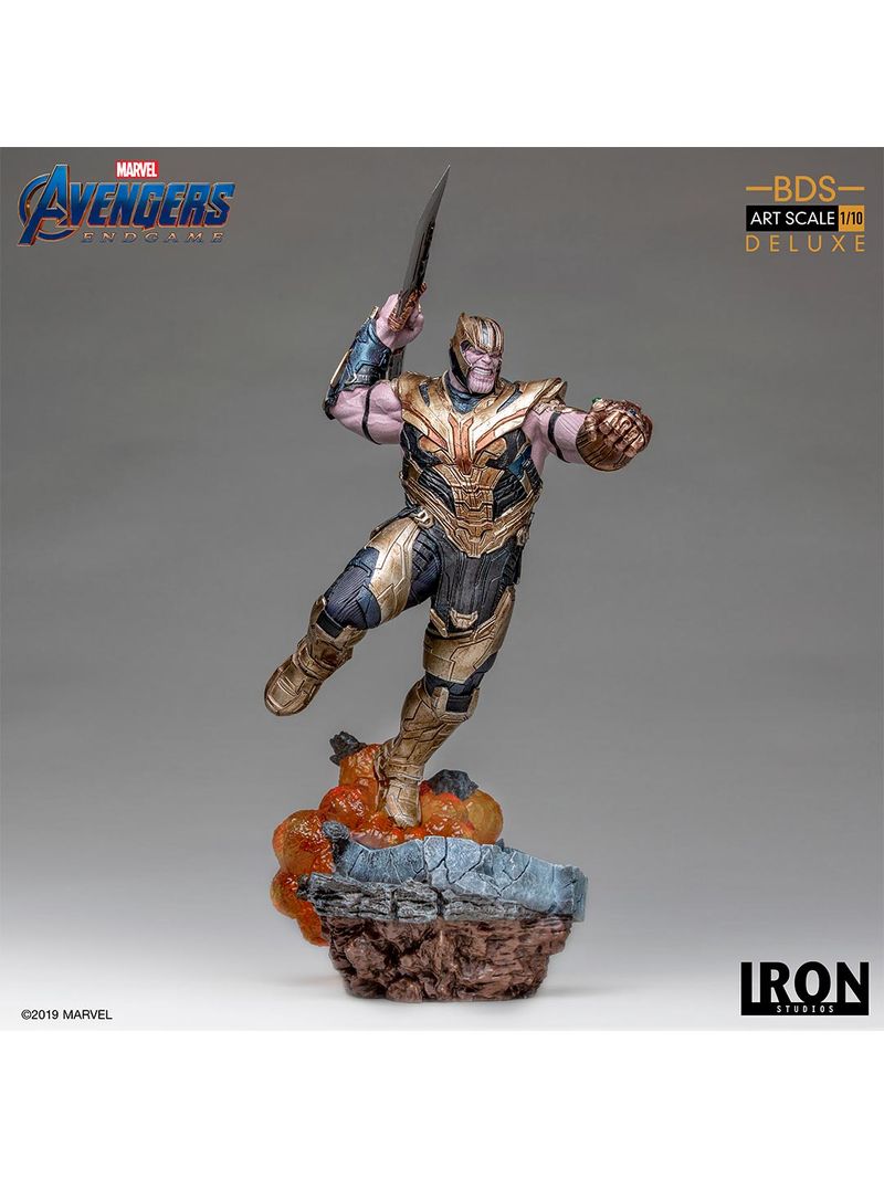  Iron Studios Avengers: Endgame, Star Lord, 31 cm Scale Statue  1/10 : Toys & Games