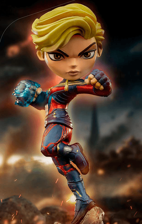 Statue Captain Marvel - Avengers: Endgame - MiniCo - Iron Studios