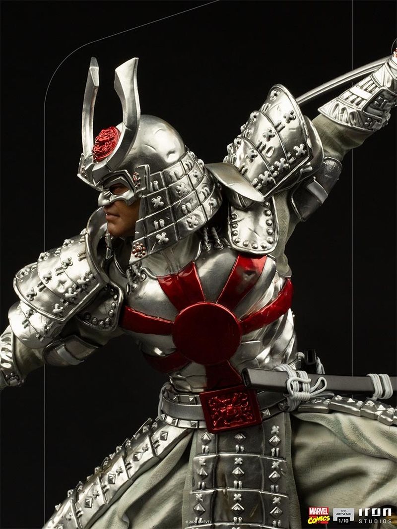 Silver samurai action clearance figure