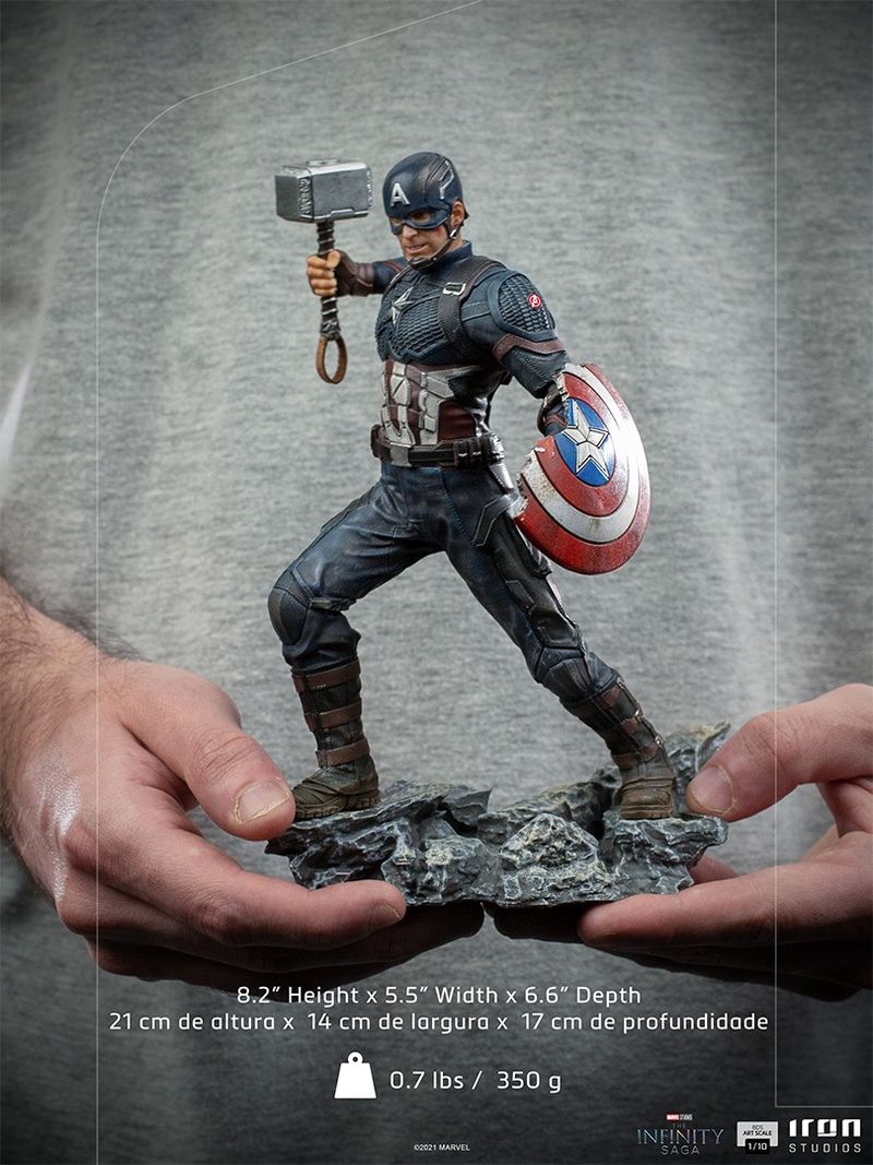 Marvel Avengers Figurine Articulée - 10 cm - Captain America