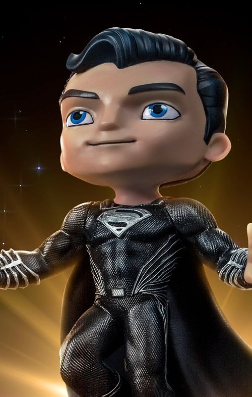 Statue Superman Black  - Zack Snyder`s Justice League - MiniCo - Iron Studios