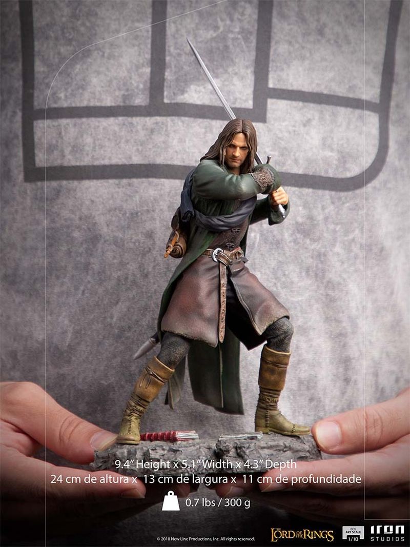 Iron Studios - Aragorn - Le Seigneur des Anneaux - LOTR statue BDS