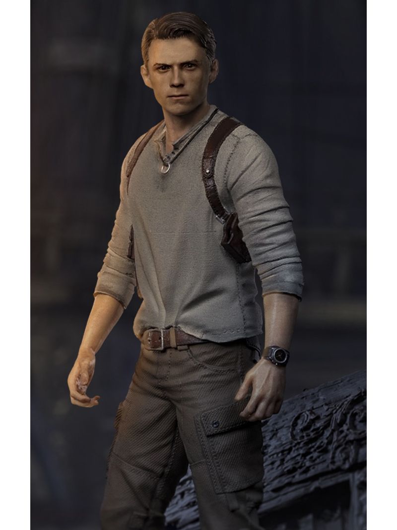 Tom Holland as the professional treasure hunter, Nathan Drake in