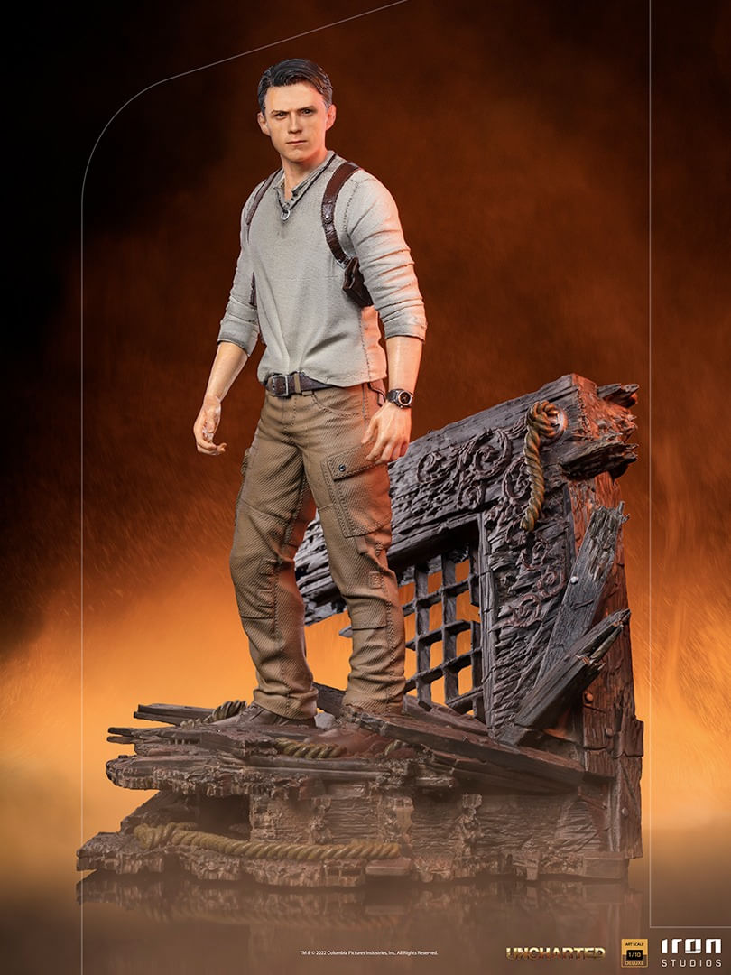 Estátua Nathan Drake Art Scale do Filme Uncharted: Fora do Mapa (Iron  Studios) « Blog de Brinquedo