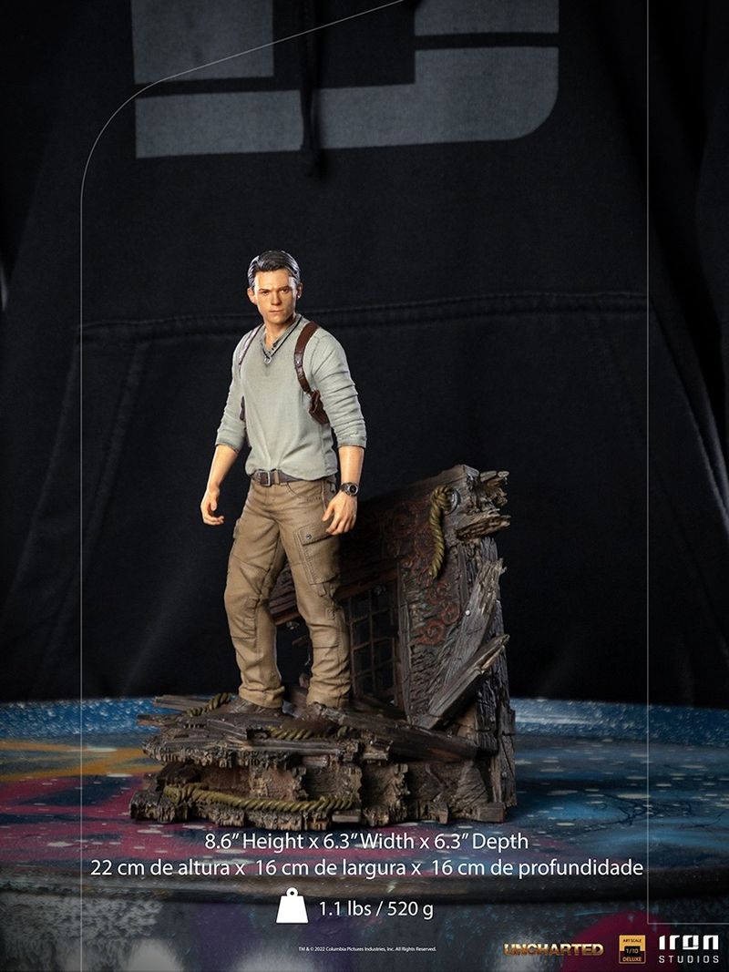 Nathan Drake Deluxe - Uncharted - Iron Studios 1/10 Scale Statue