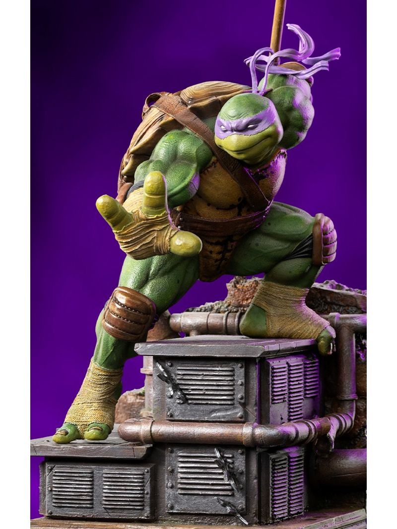 恵みの時 TMNT IRON レオナルド + ドナテロ 2点 スタチュー フィギュア