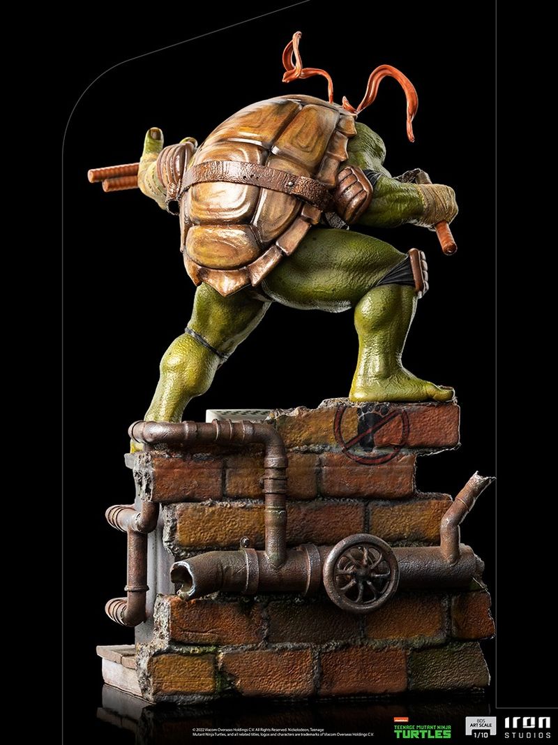 Action Figures Tmnt Minico Iron Studios Leonardo Michelangelo