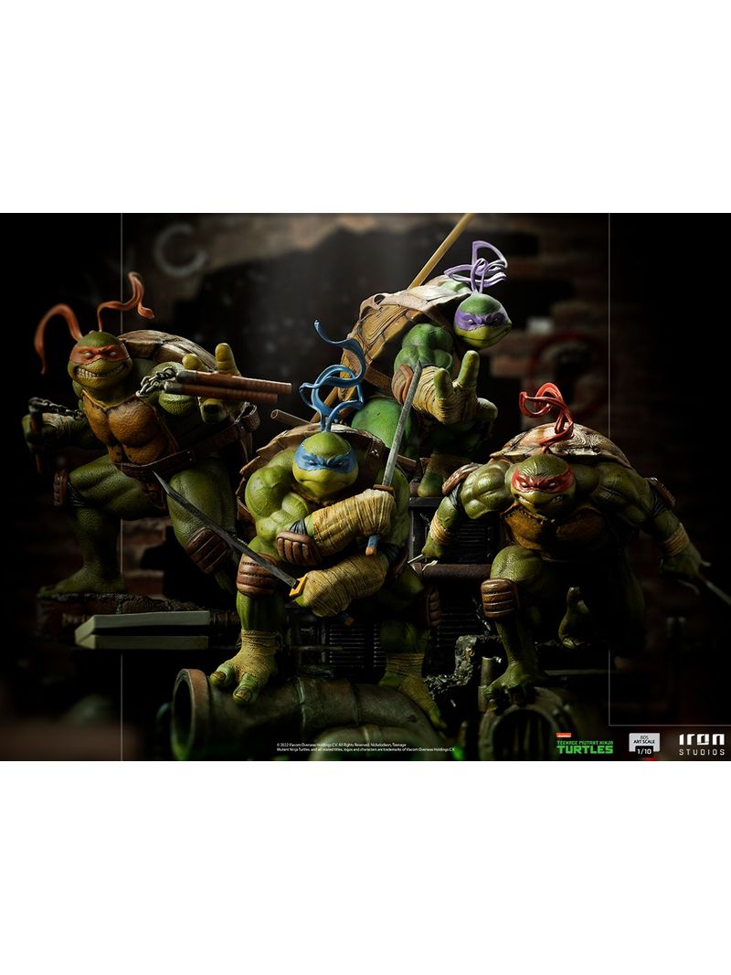 Teenage Mutant Ninja Turtles: la statua di Leonardo realizzata da Fariboles  –