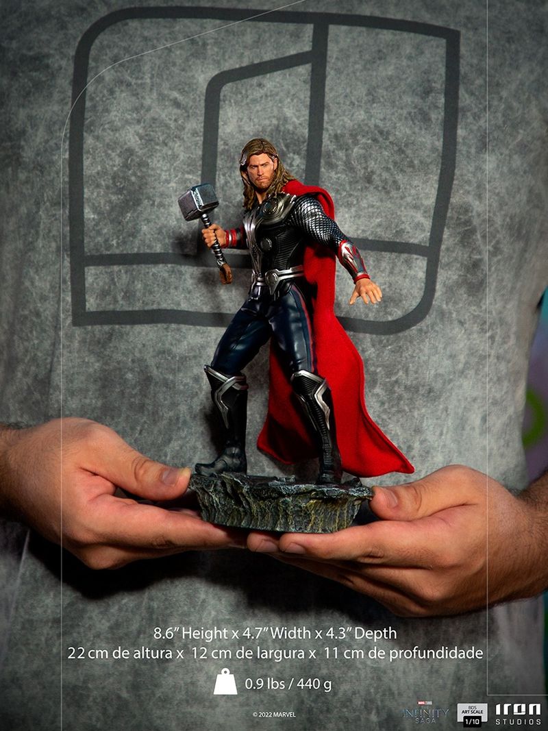 Iron Studios - Marvel Comics Thor Unleashed Deluxe Art Scale statuette 1/10  Figurine