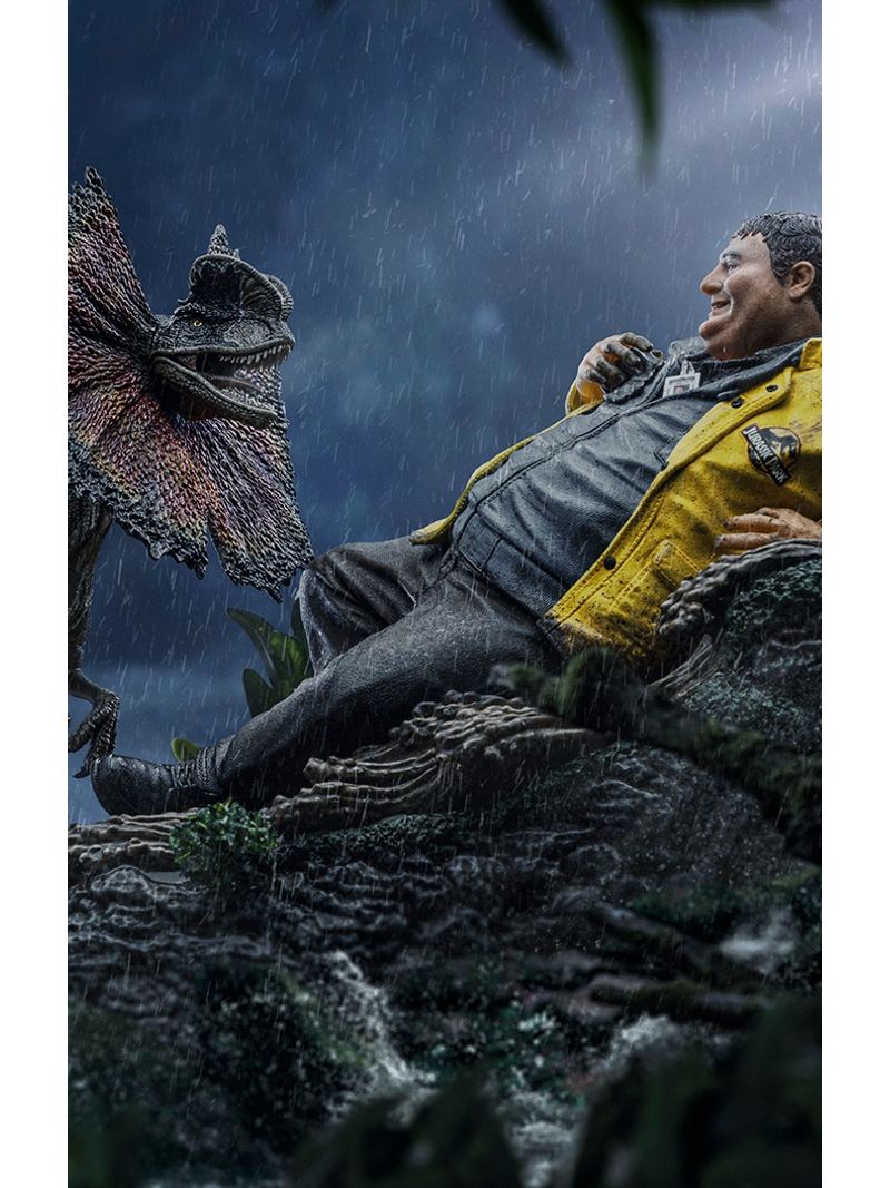 BEMS  JURASSIC PARK - Dennis Nedry - Statuette 1/10 Deluxe Art Scale