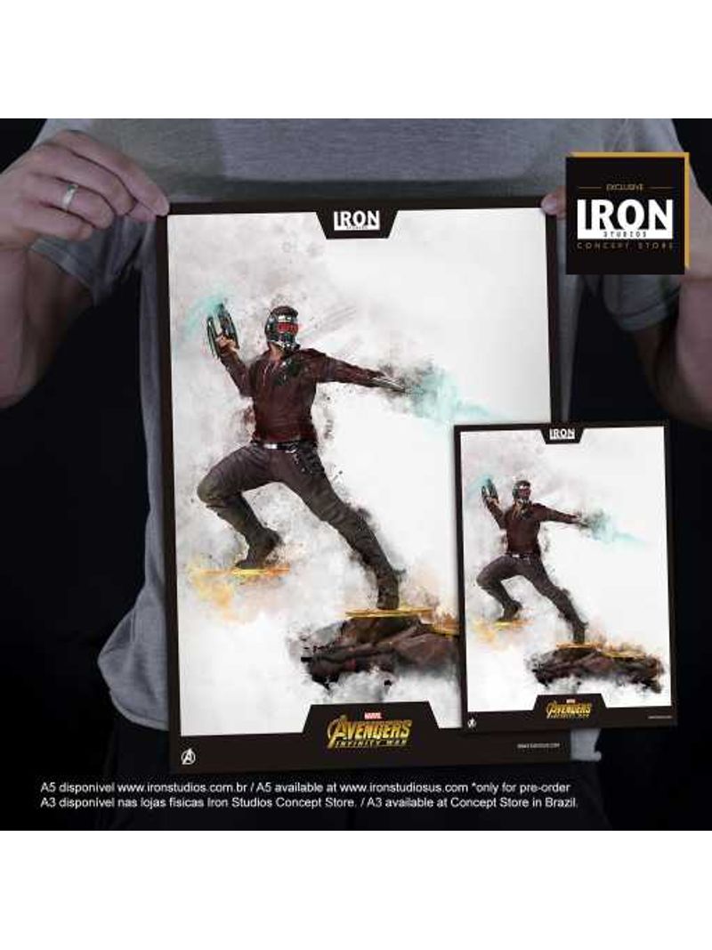 Star-Lord 1/10 BDS - Avengers: Infinity War - Iron Studios - Ri Happy
