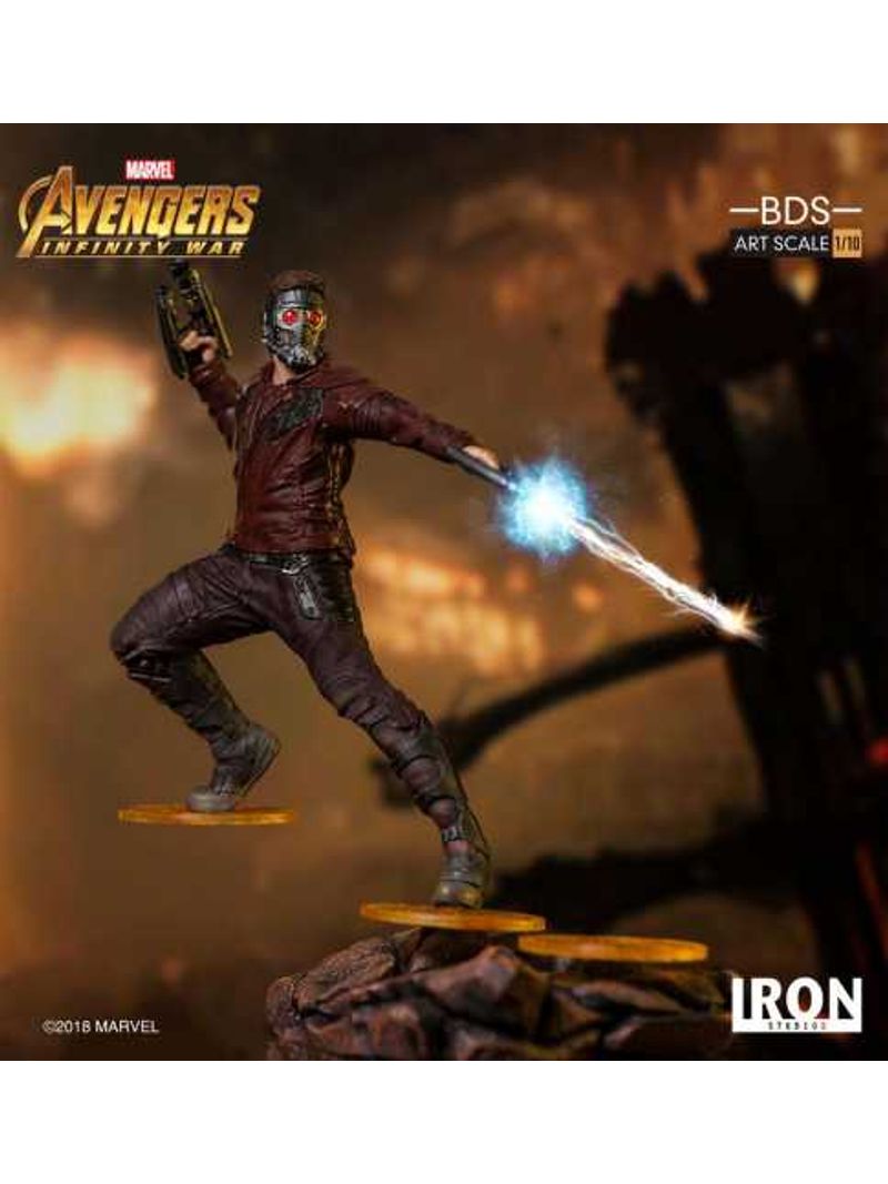 Star-Lord Leads the Guardians of the Galaxy with Iron Studios