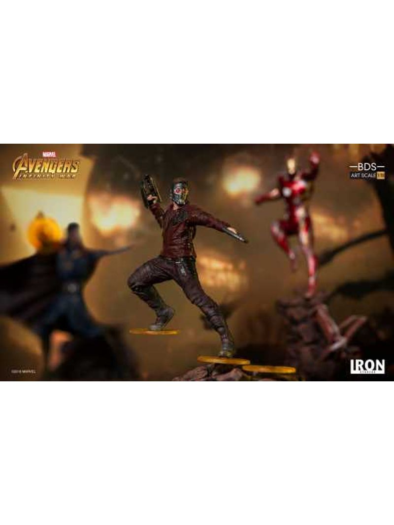 Star-Lord 1/10 BDS - Avengers: Infinity War - Iron Studios - Ri Happy