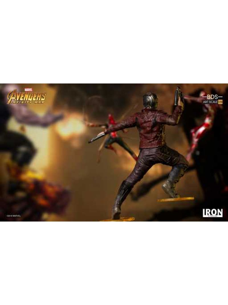 Star Lord Avengers Infinity War Iron Studios scale 1/10 4 DAYS DELIVERY