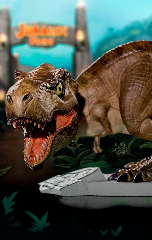 Statue Tyrannosaurus Rex - Jurassic Park - MiniCo - Iron Studios
