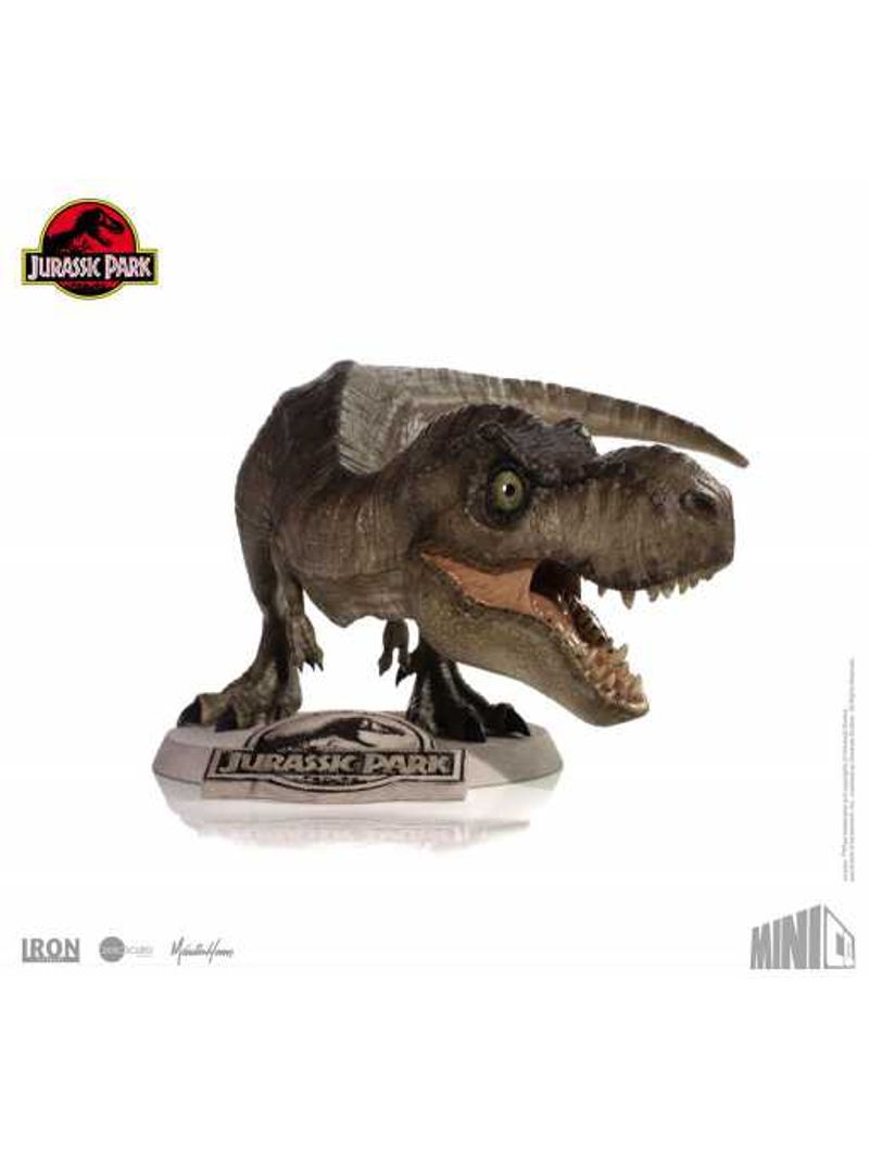 T-Rex and Donald Gennaro 1:10 Statue by Iron Studios