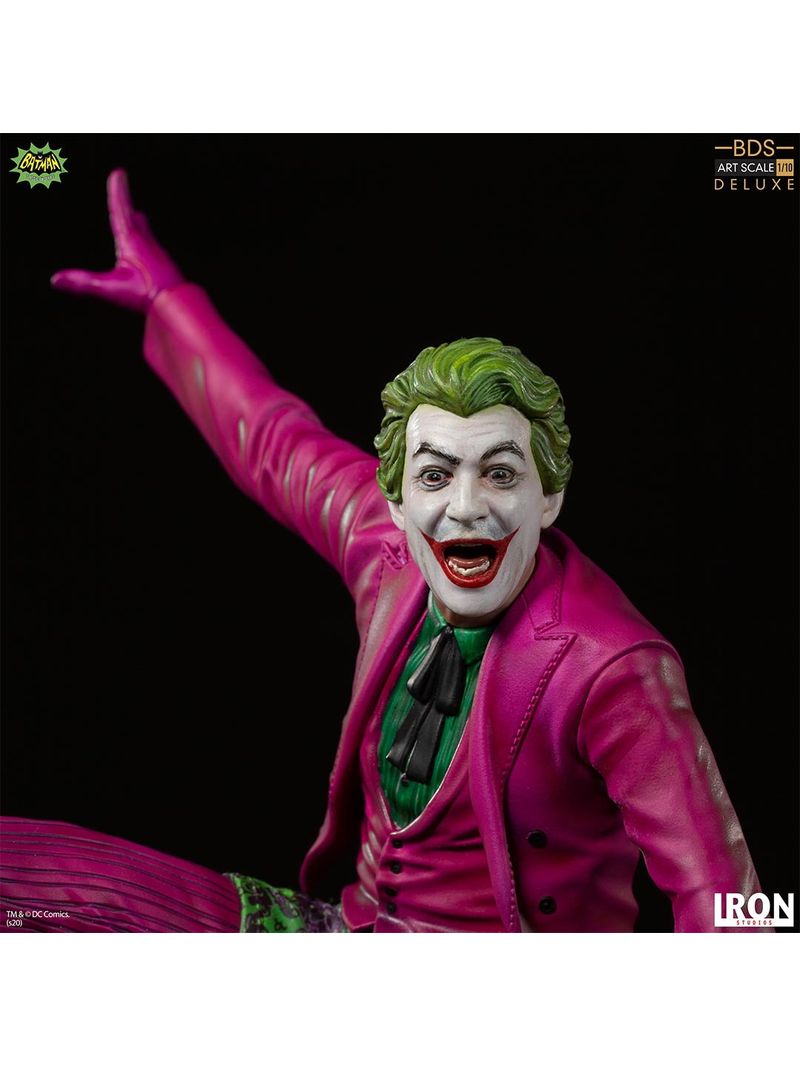 Statue The Joker Deluxe - Batman 66 - Bds Art Scale 1/10 - Iron Studios