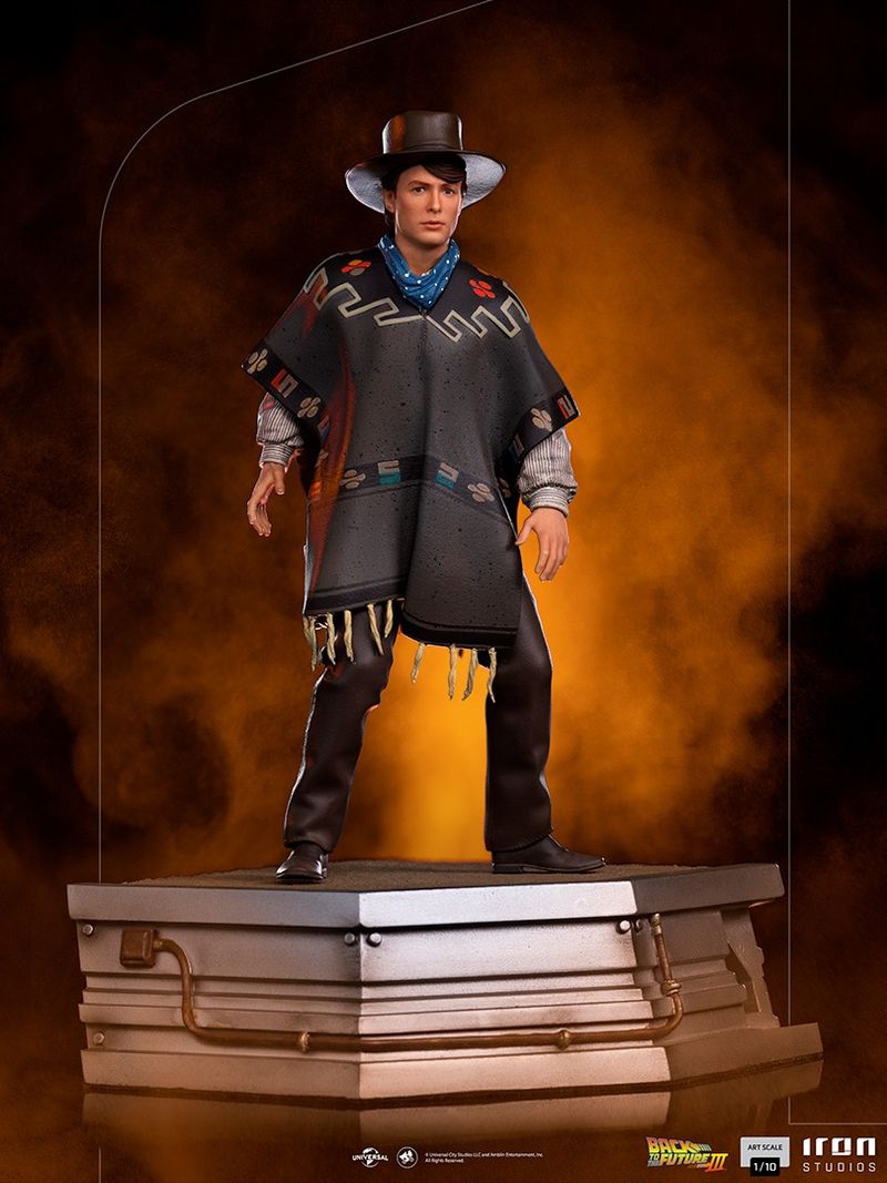 RETOUR VERS LE FUTUR 3 - Marty Mcfly - Statuette 1/10 Art Scale - 23cm :  : Figurine Iron Studios Retour vers le futur