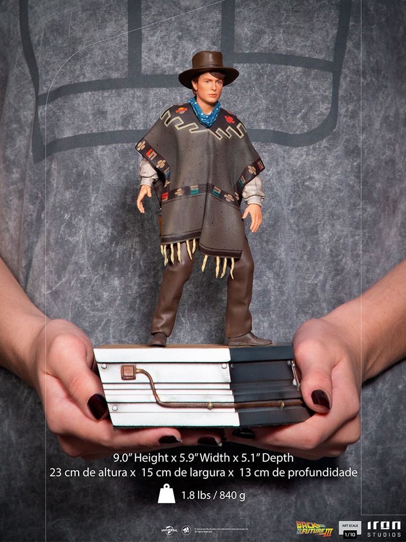 Retour vers le Futur III (Back to the Future III) Statue 1/10 Art Scale  Full Set Deluxe 57cm