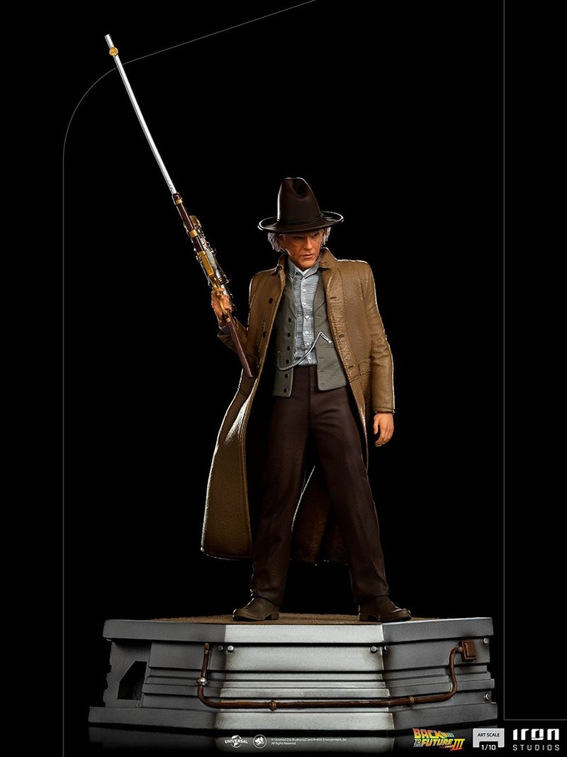 Retour vers le Futur Statuette 1/10 Art Scale Doc Brown Iron Studios