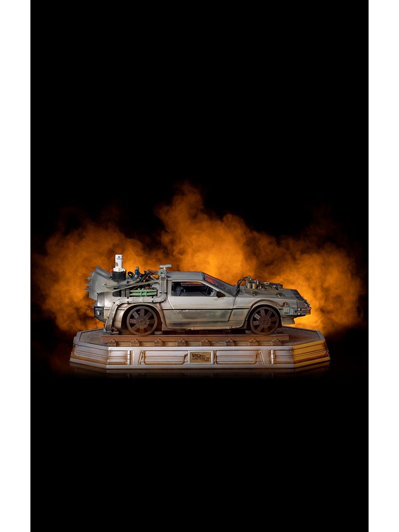 Statue Delorean Full Set Deluxe - Back To The Future II - Art Scale 1/10 -  Iron Studios - Iron Studios Official Store - Action figures, Collectibles