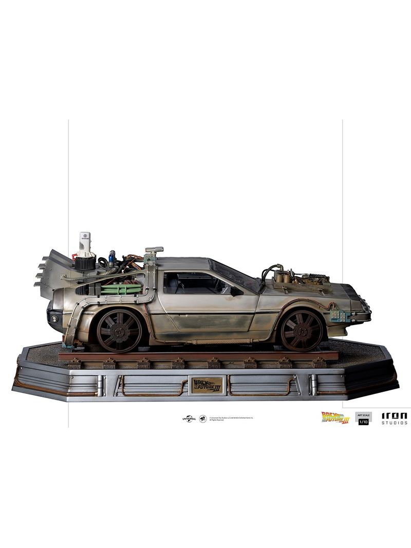 Statue Delorean Full Set Deluxe - Back To The Future II - Art Scale 1/10 -  Iron Studios - Iron Studios Official Store - Action figures, Collectibles