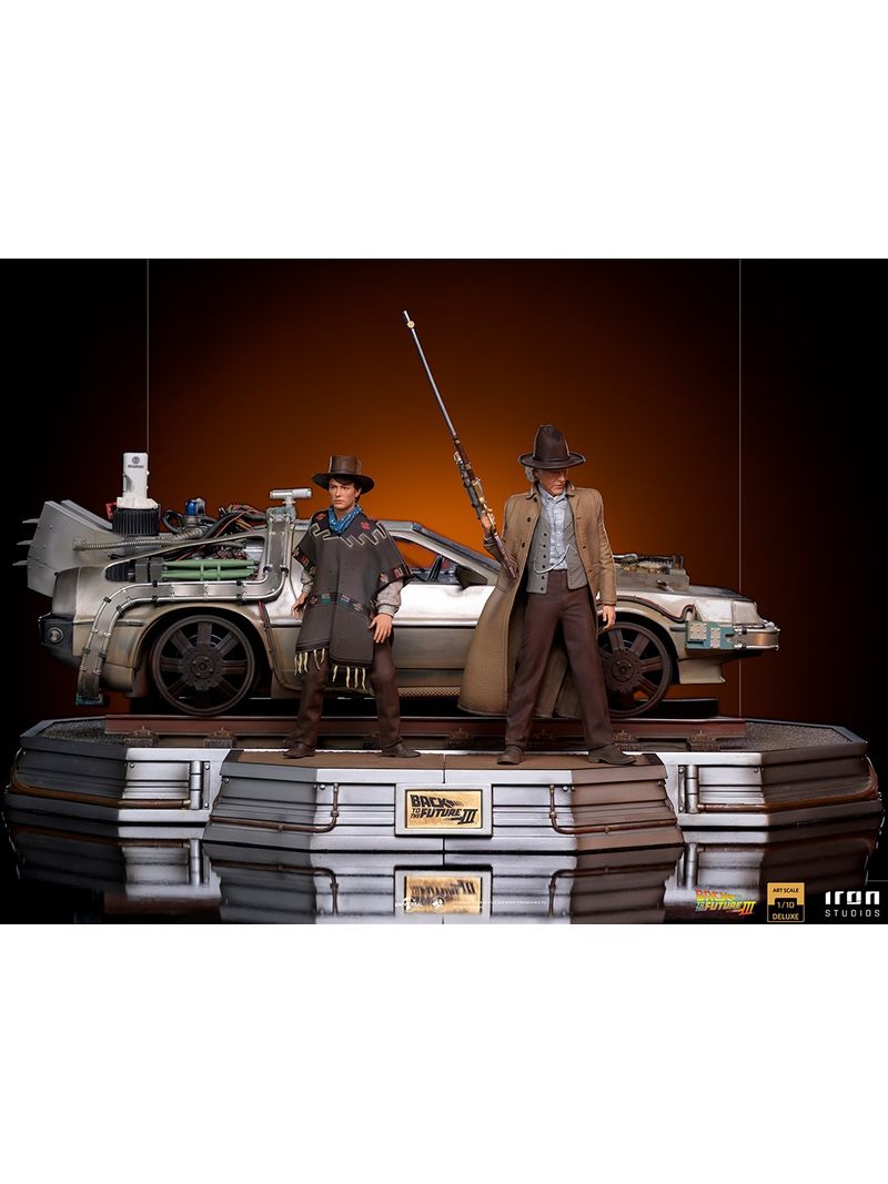 Voucher Pré Venda - Estátua DeLorean Full Set Deluxe- Back to the Future -  Art Scale 1/10 - Iron Studios - Iron Studios Online Store