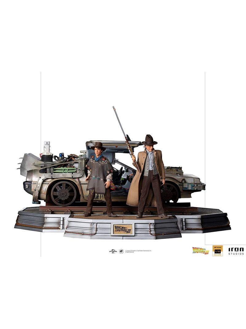 Retour vers le Futur III (Back to the Future III) Statue 1/10 Art Scale  Full Set Deluxe 57cm