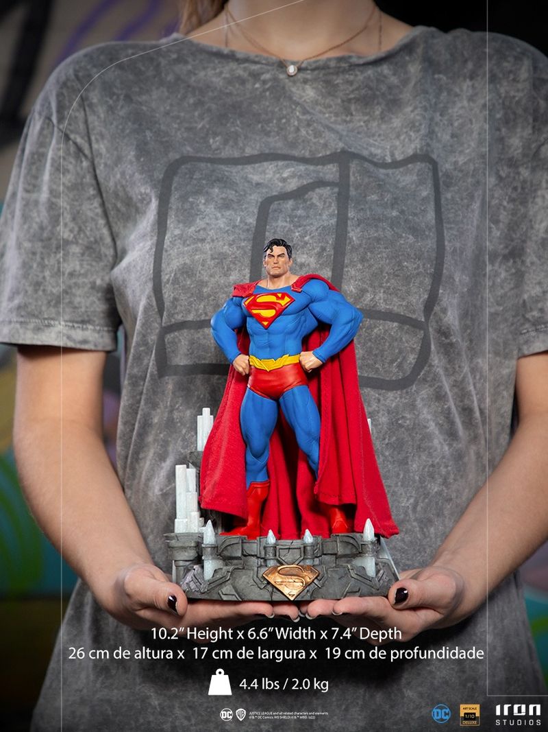 Iron Studios Superman Justice League PVC Statue Figure Collectible