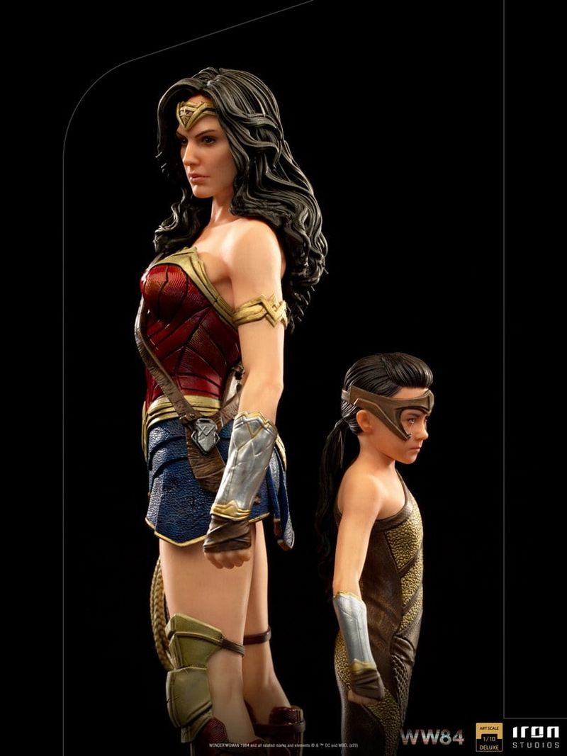 Wonder Woman 1984 - Cheetah, and Wonder Woman and Young Diana Statues by  Iron Studios - The Toyark - News