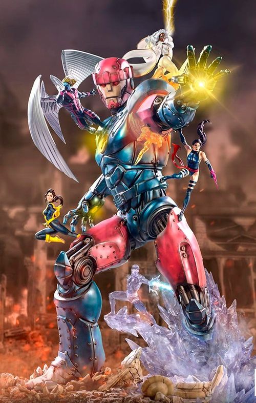 Statue X-Men Vs Sentinel #3 Deluxe - Marvel Comics - BDS Art Scale 1/10 - Iron Studios