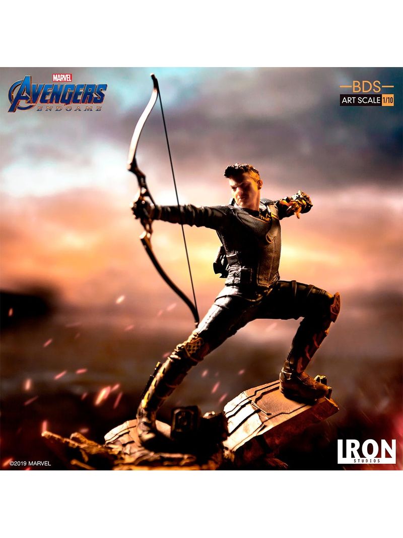 Endgame Hawkeye BDS Art Scale 1/10 Statue In Stock Iron Studios Avengers 