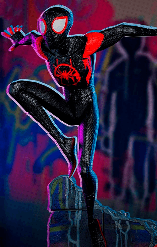 Statue Miles Morales - Spider-Man: Into the Spider-Verse - Bds Art Scale 1/10 - Iron Studios