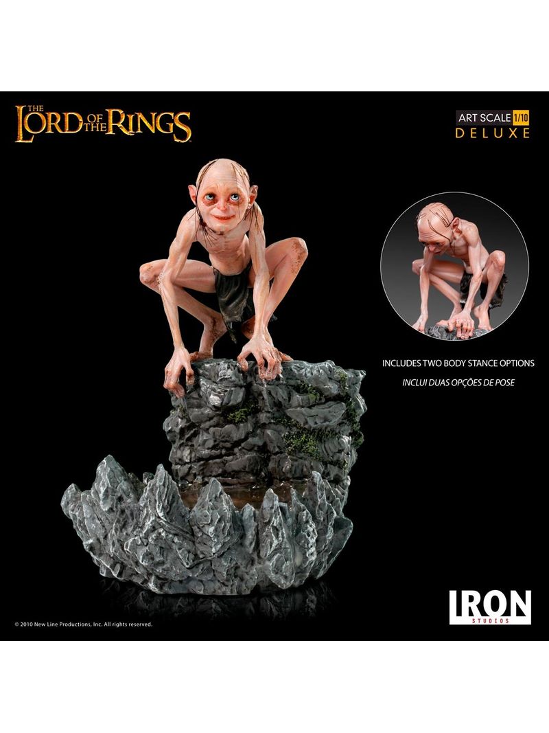 MiniCo Lord of the Rings - LOTR - GOLLUM IRON STUDIOS - OCFCOLLECTORS De  Colecionador para Colecionador