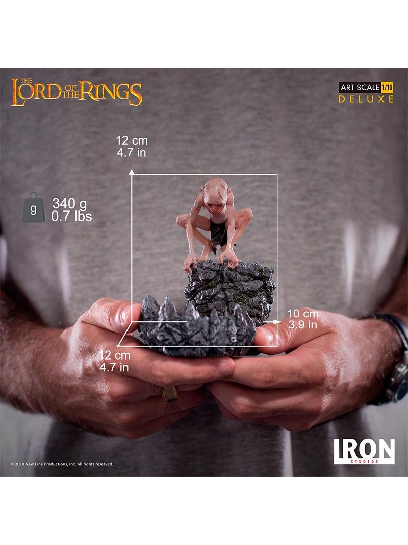 Figura El Señor de los Anillos Gollum MiniCo Iron Studios 9 cm