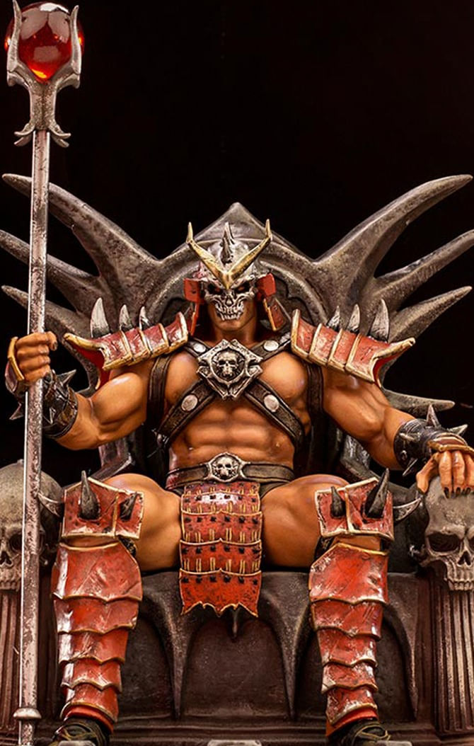 Mortal Kombat: una statua per Shao Kahn da Iron Studios –