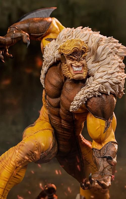 Statue Sabertooth - X-men - Marvel Comics - Bds Art Scale 1/10 - Iron Studios