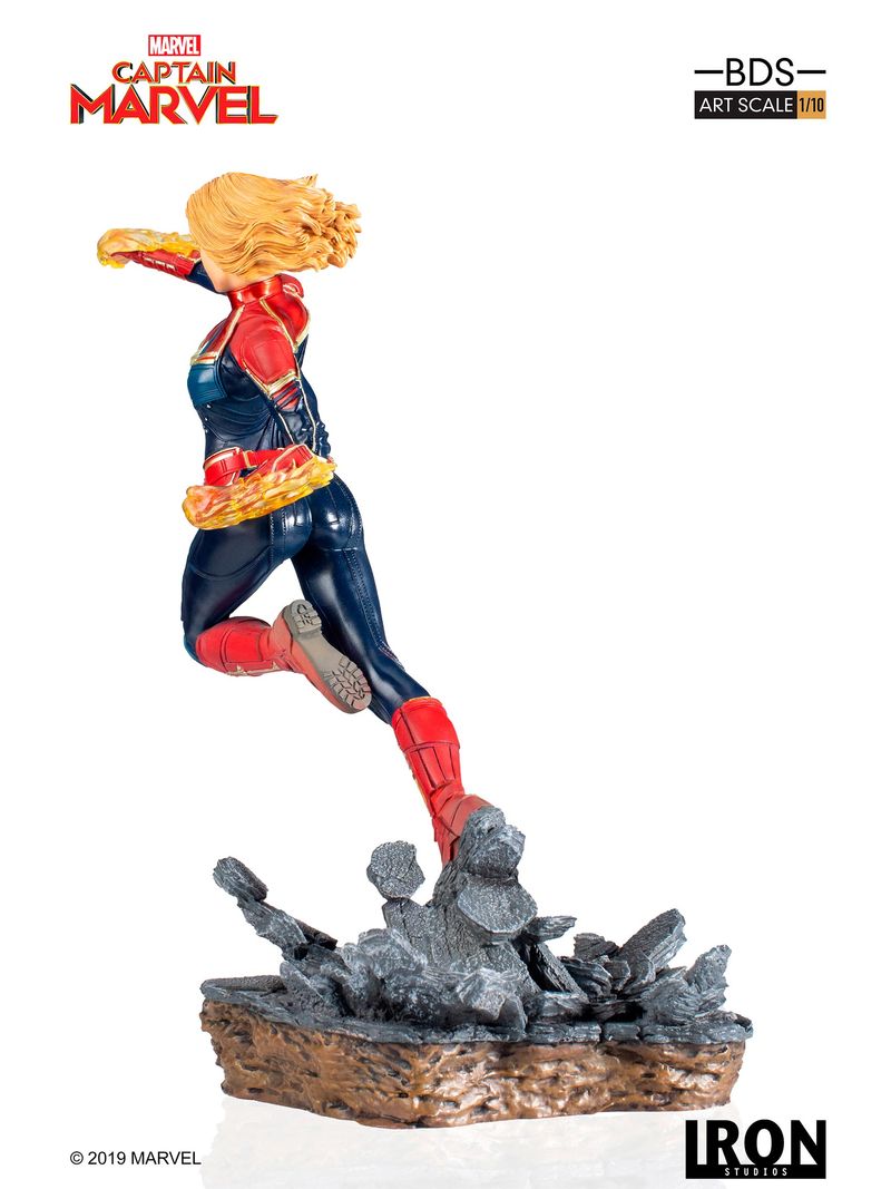 Details about   Iron Studios 1/10 Scale Captain Marvel Carol Danvers Figure Statue Model Stock 