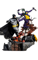 Statue Batman Vs Joker - Dc Comics By Ivan Reis - Battle Diorama 1/6 - Iron  Studios