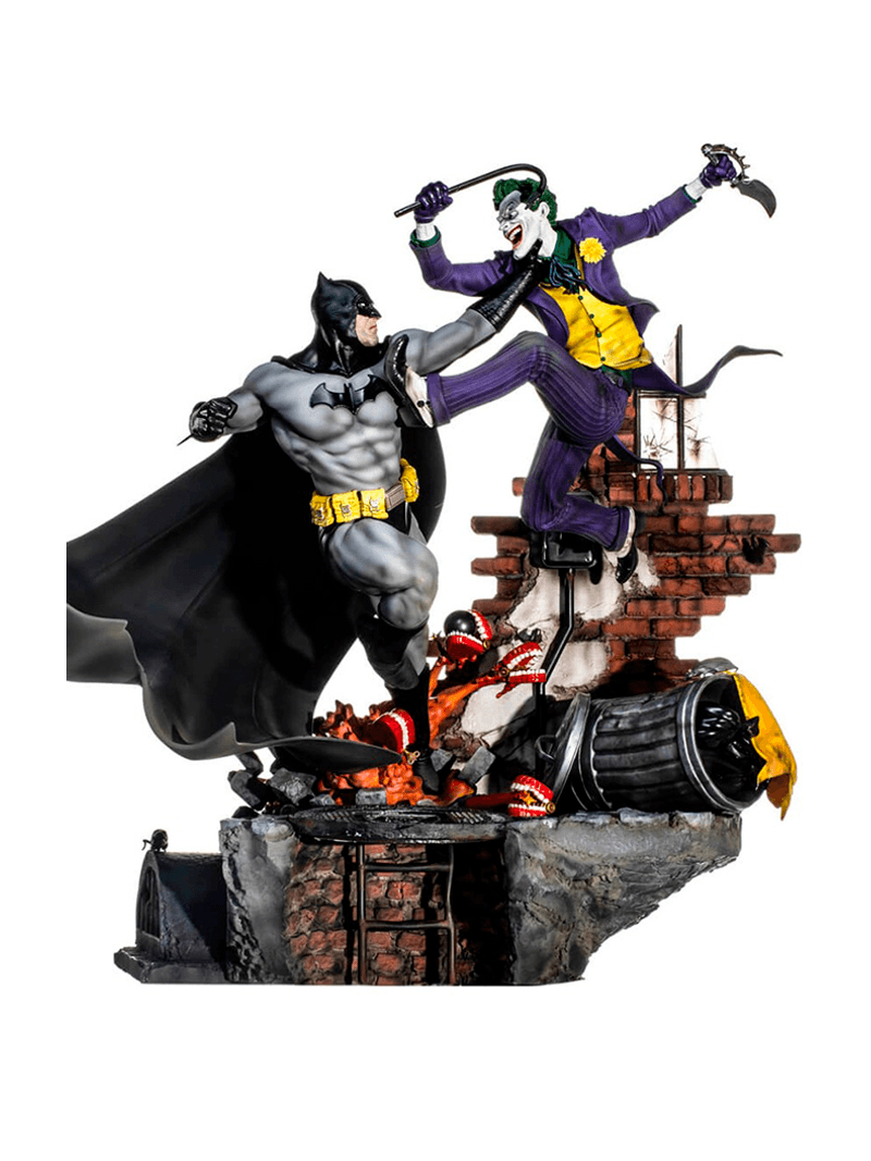 Batman Ninja vs Joker Dragon 3D Printing Figurines in Diorama | Assembly