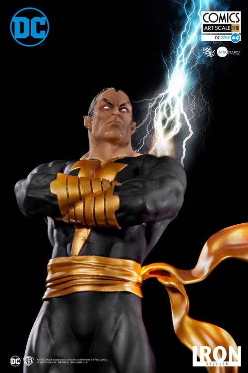 Statue Black Adam By Ivan Reis - DC Comics - BDS Art Scale 1/10 - Iron Studios